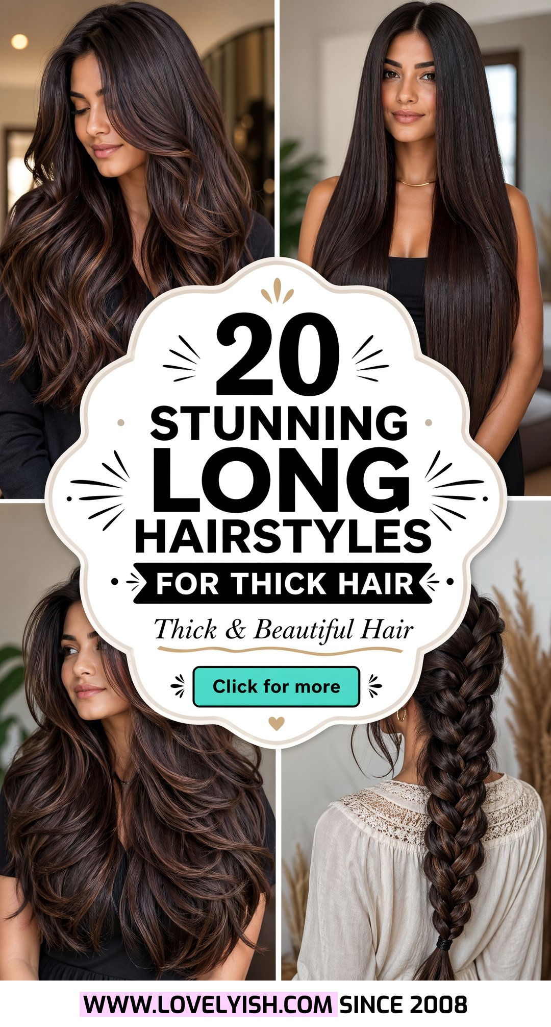 20 Stunning Long Hairstyles for Thick Hair You Must Try - 20 Stunning Long Hairstyles for Thick Hair You Must Try