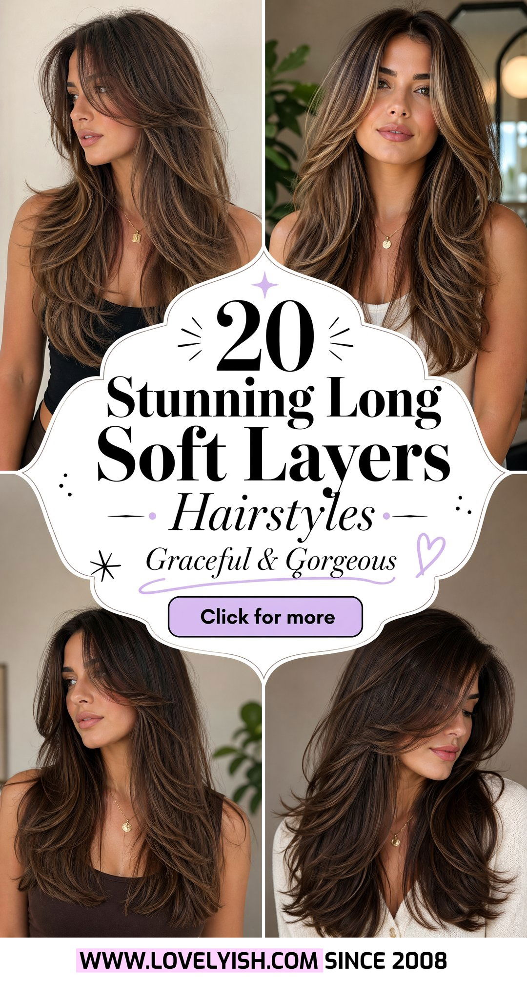 20 Stunning Long Soft Layers Hairstyles for Mature Women - 20 Stunning Long Soft Layers Hairstyles for Mature Women