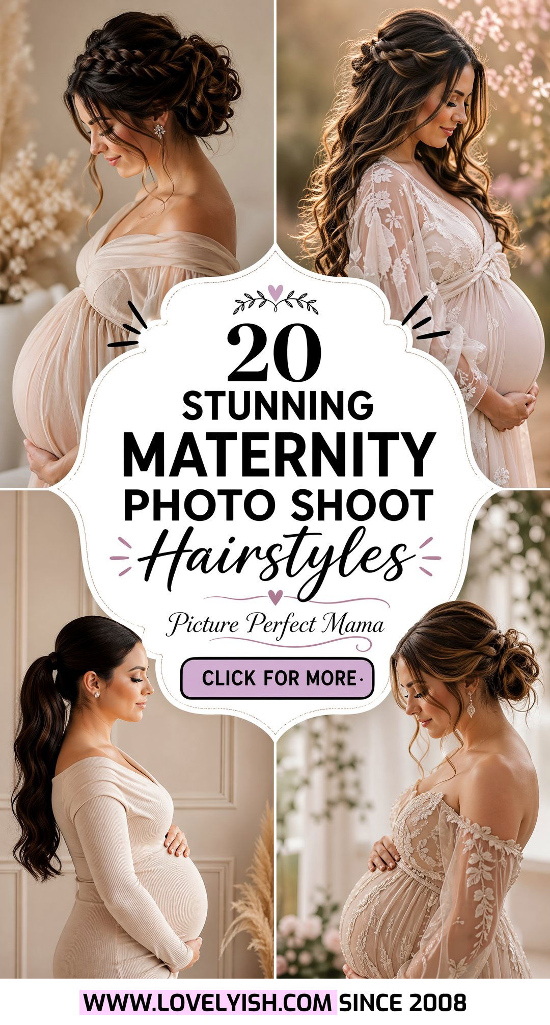 20 Stunning Maternity Photo Shoot Hairstyles for Moms-to-Be - 20 Stunning Maternity Photo Shoot Hairstyles for Moms-to-Be