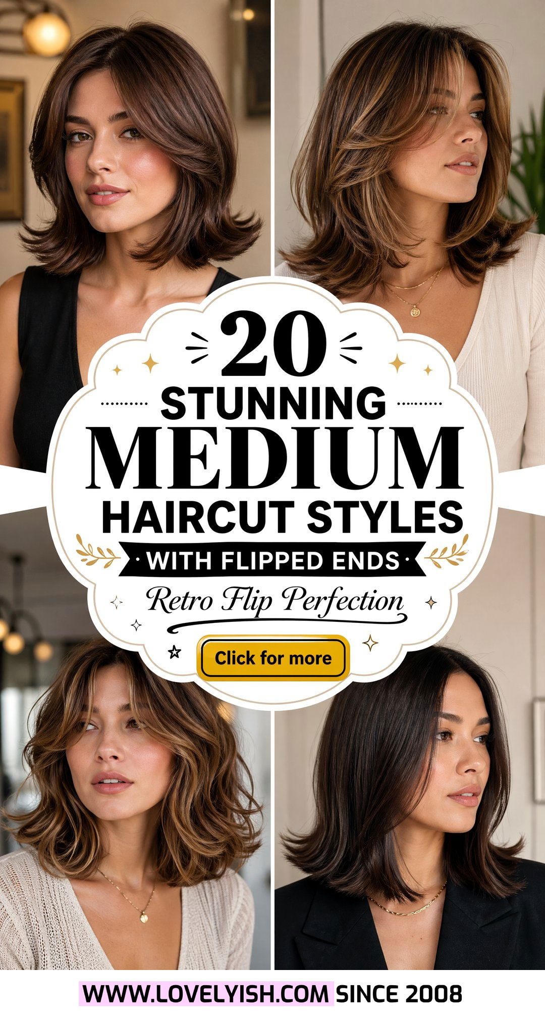20 Stunning Medium Haircut Styles With Flipped Ends To Try Now - 20 Stunning Medium Haircut Styles With Flipped Ends To Try Now