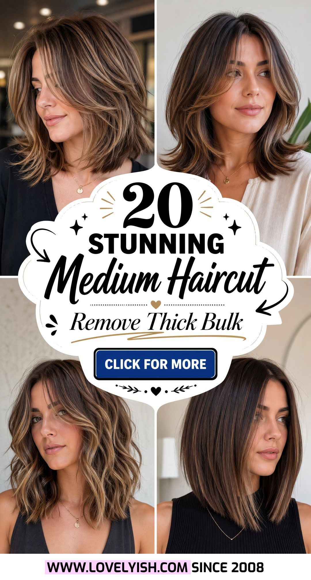 20 Stunning Medium Haircut To Remove Bulk From Thick Hair - 20 Stunning Medium Haircut To Remove Bulk From Thick Hair