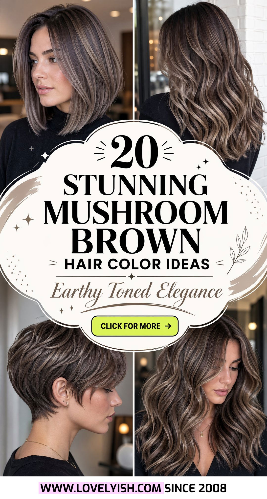 20 Stunning Mushroom Brown Hair Color Ideas to Try Now - 20 Stunning Mushroom Brown Hair Color Ideas to Try Now