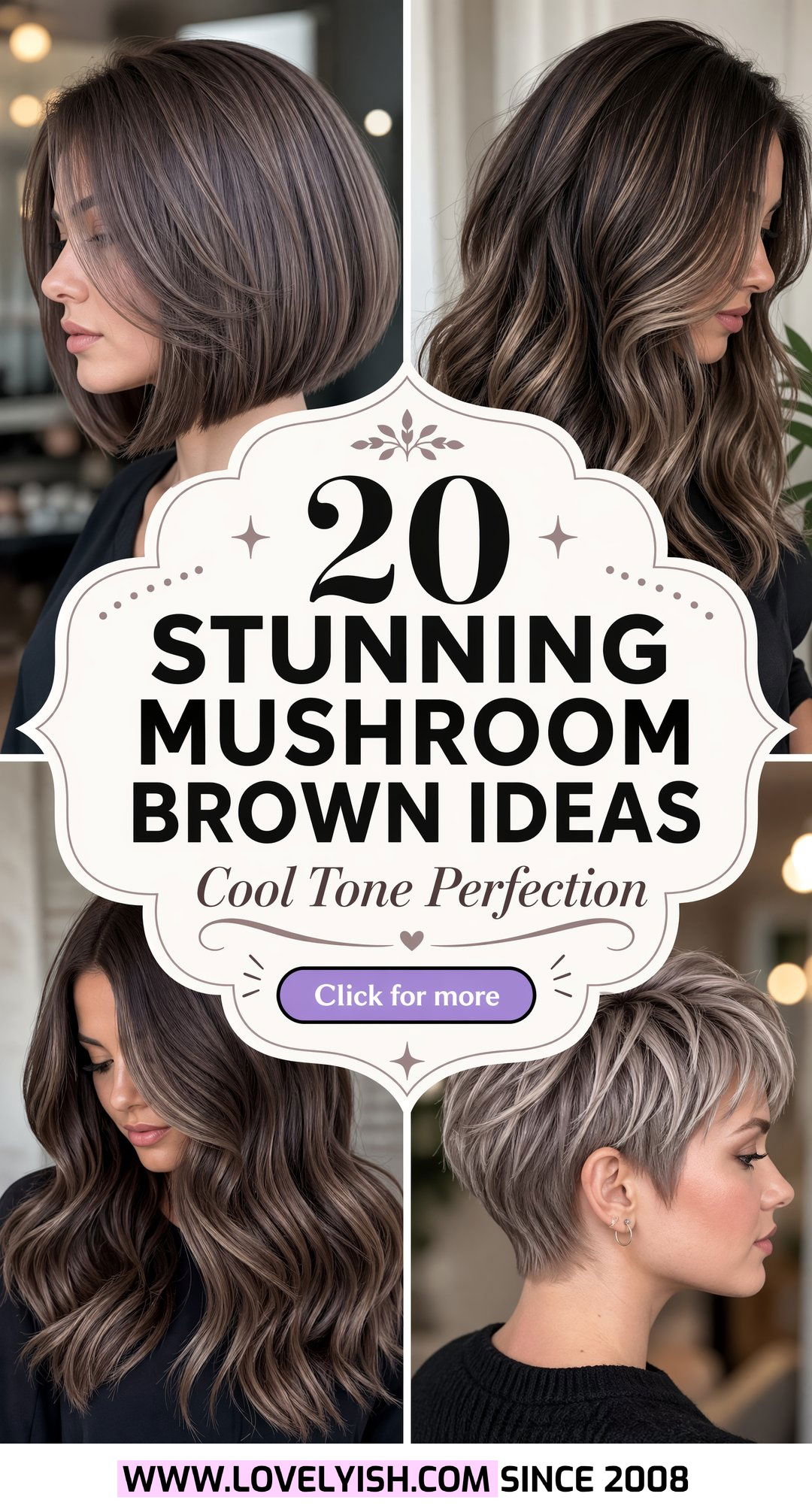 20 Stunning Mushroom Brown for Cool Skin Tones to Try Now - 20 Stunning Mushroom Brown for Cool Skin Tones to Try Now