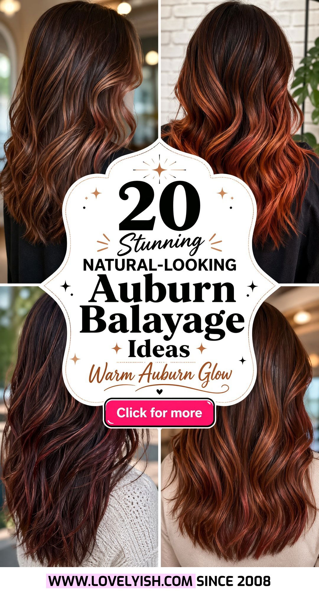 20 Stunning Natural-Looking Auburn Balayage Ideas to Try - 20 Stunning Natural-Looking Auburn Balayage Ideas to Try