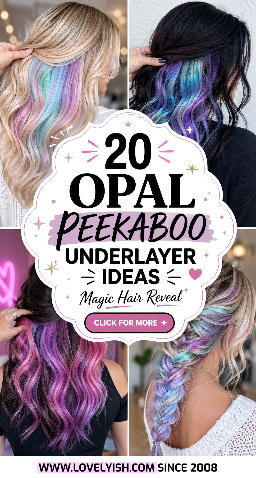 20 Stunning Opal Peekaboo Underlayer Ideas For A Magic Look - 20 Stunning Opal Peekaboo Underlayer Ideas For A Magic Look