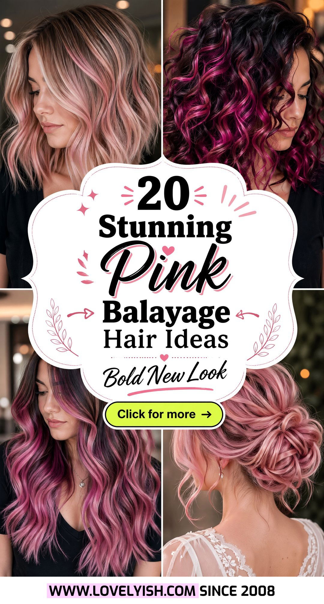 20 Stunning Pink Balayage Hair Ideas for a Bold New Look - 20 Stunning Pink Balayage Hair Ideas for a Bold New Look