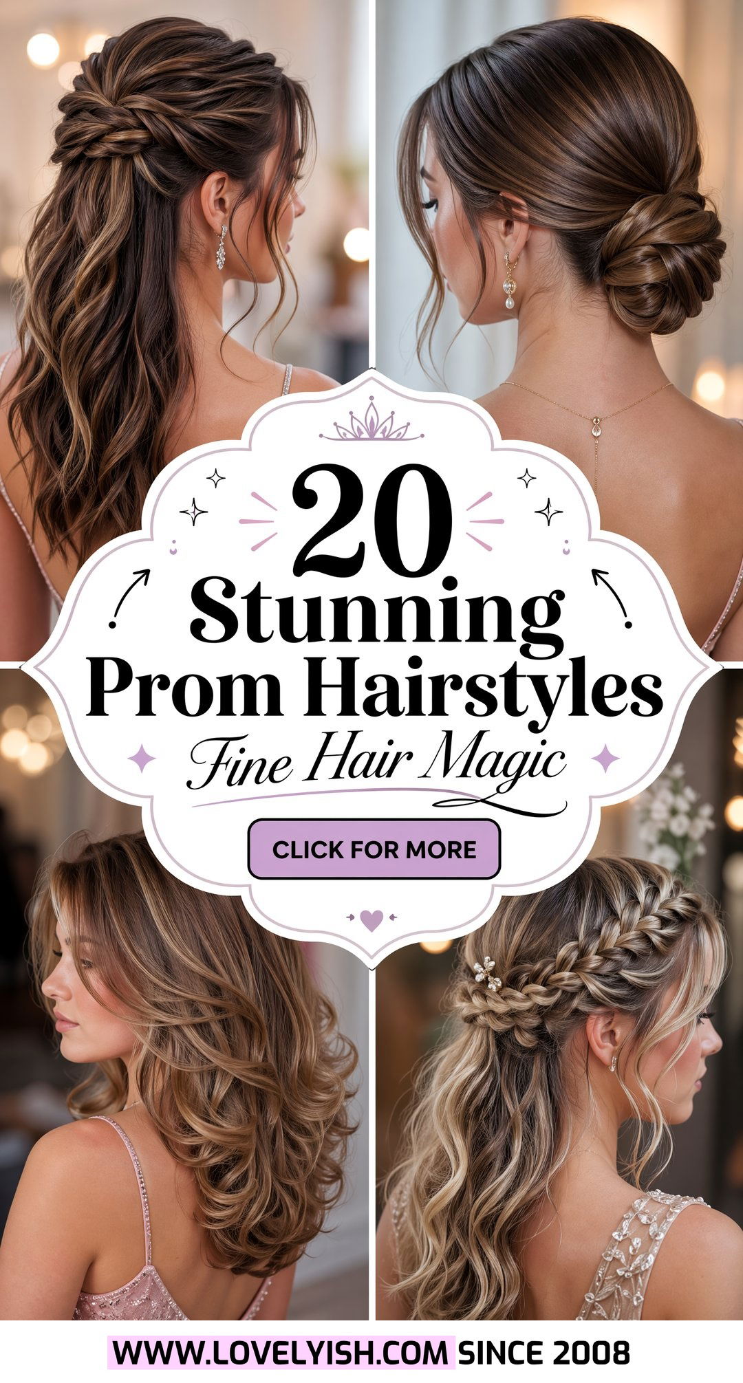 20 Stunning Prom Hairstyles for Fine Medium Hair This Year - 20 Stunning Prom Hairstyles for Fine Medium Hair This Year