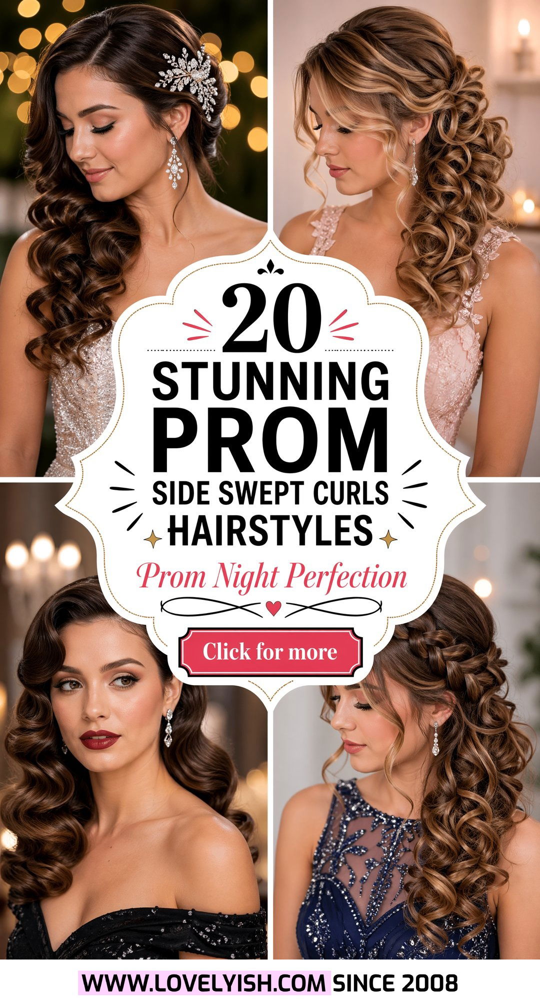20 Stunning Prom Side Swept Curls Hairstyle Looks for 2024 - 20 Stunning Prom Side Swept Curls Hairstyle Looks for 2024