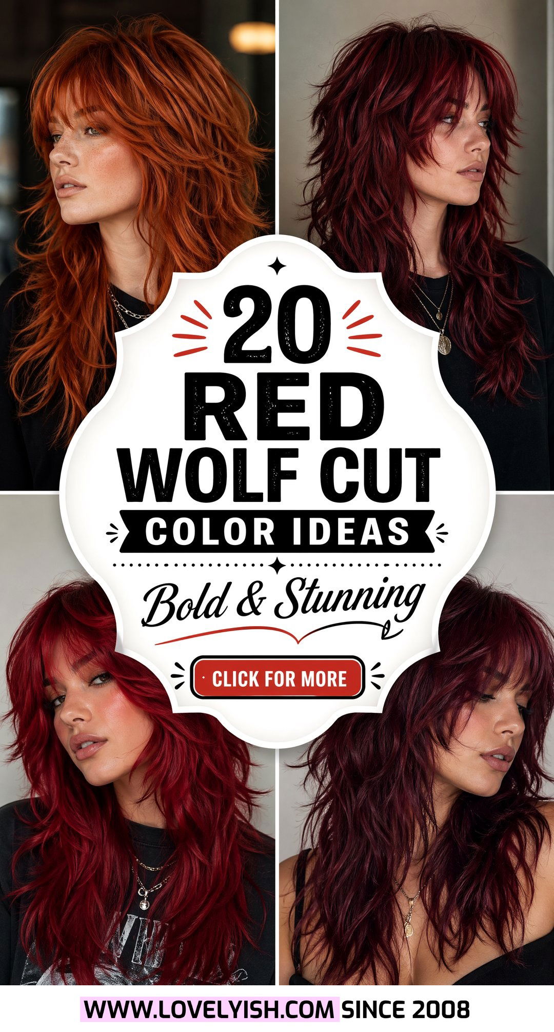 20 Stunning Red Wolf Cut Color Ideas for Bold New Looks - 20 Stunning Red Wolf Cut Color Ideas for Bold New Looks