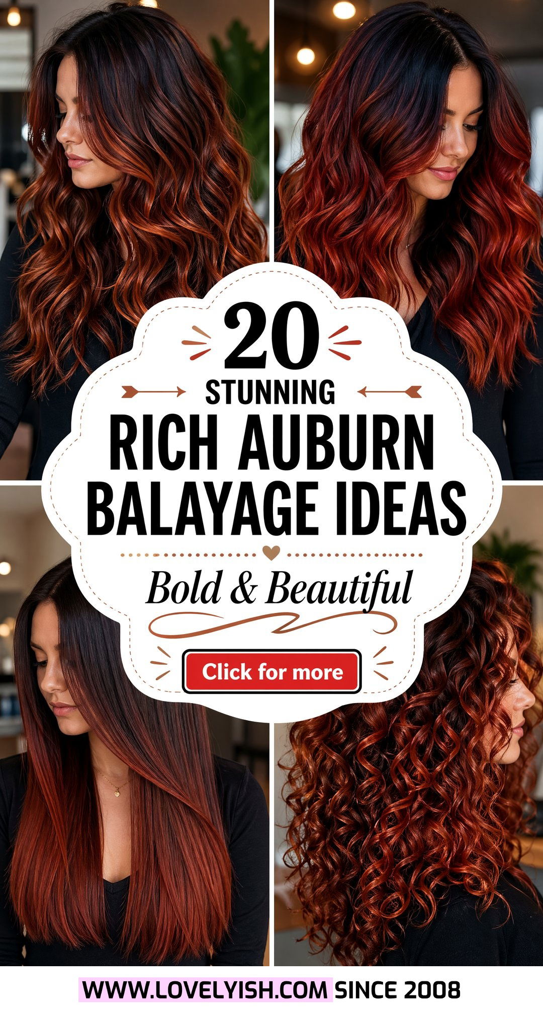 20 Stunning Rich Auburn Balayage Ideas To Transform Your Look - 20 Stunning Rich Auburn Balayage Ideas To Transform Your Look
