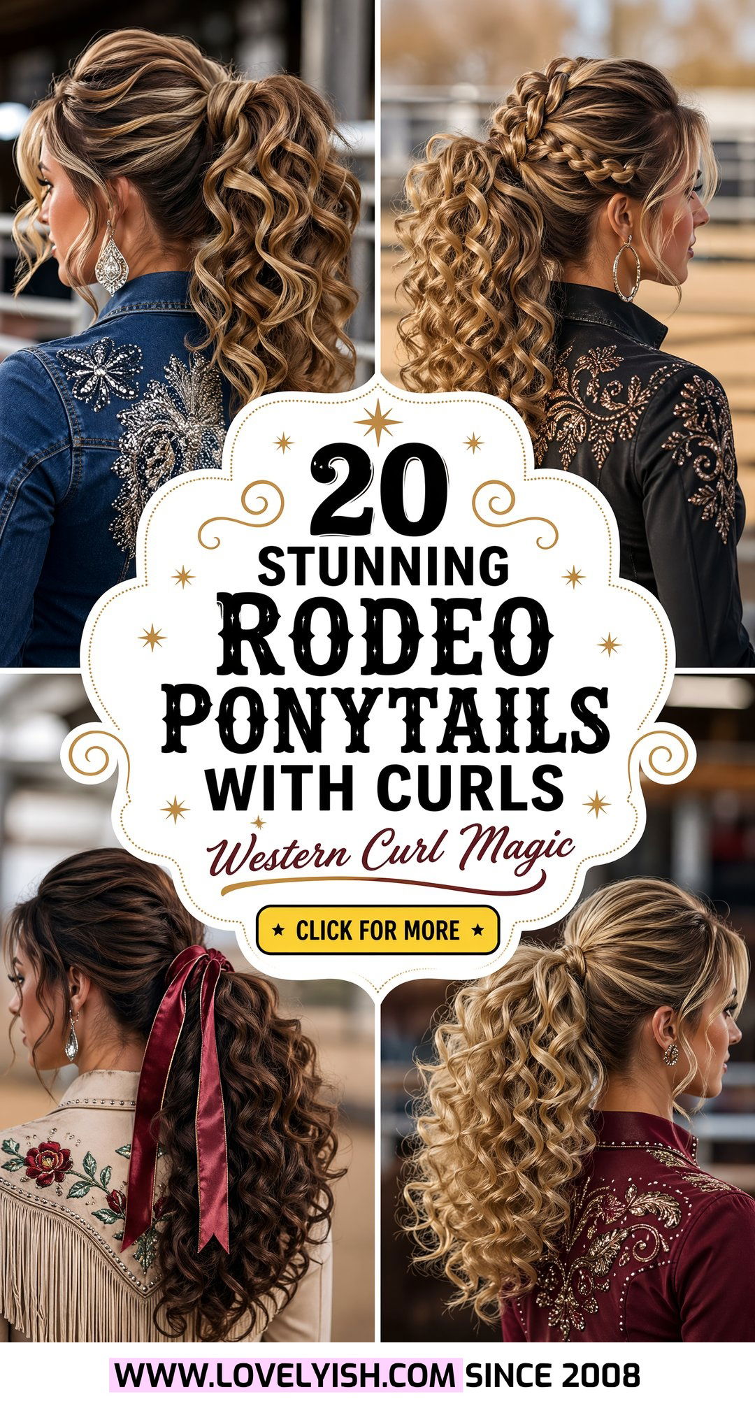 20 Stunning Rodeo Ponytail With Curls Ideas For Western Vibes - 20 Stunning Rodeo Ponytail With Curls Ideas For Western Vibes