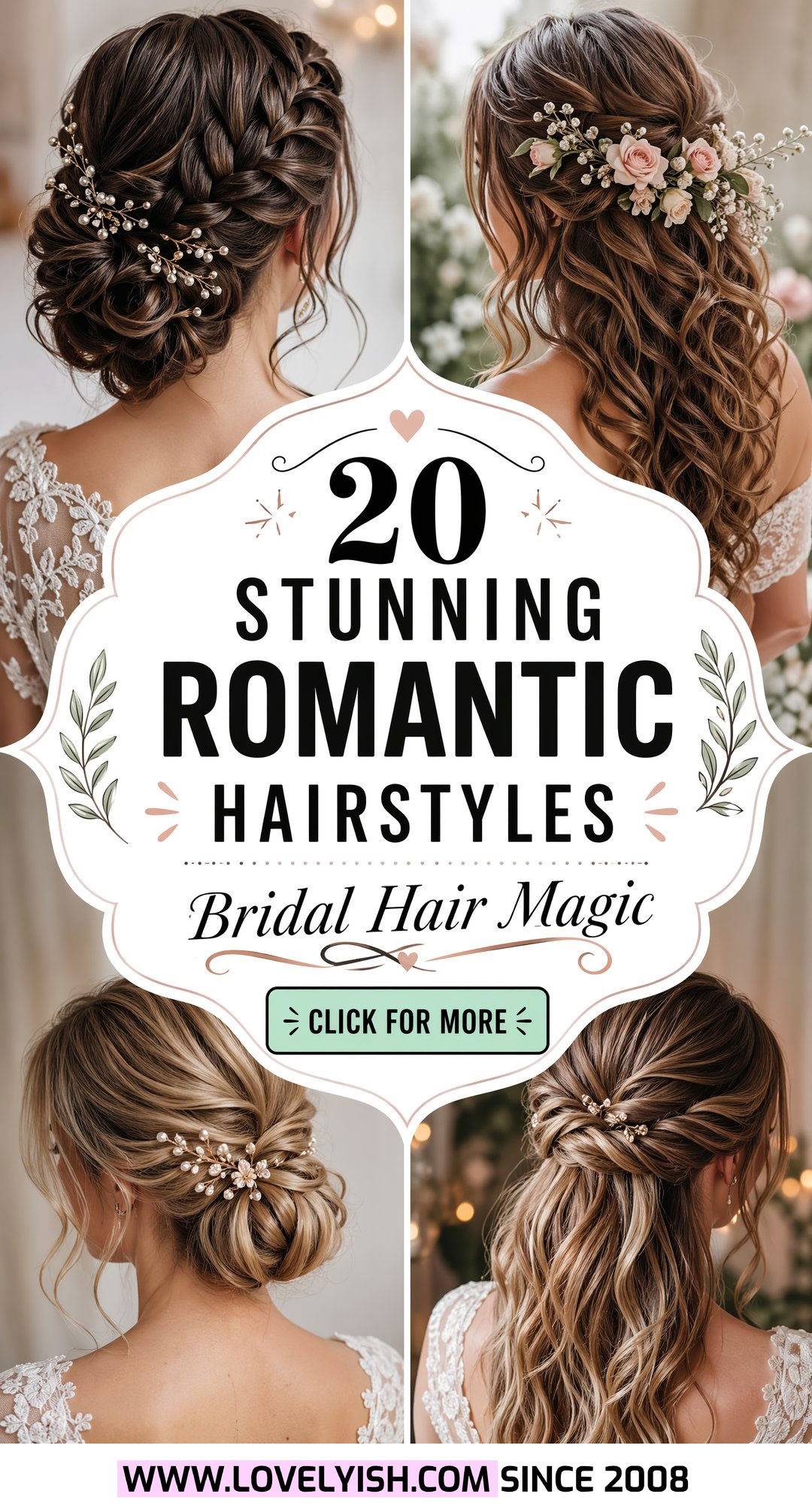 20 Stunning Romantic Hairstyles for Weddings You Need to See - 20 Stunning Romantic Hairstyles for Weddings You Need to See