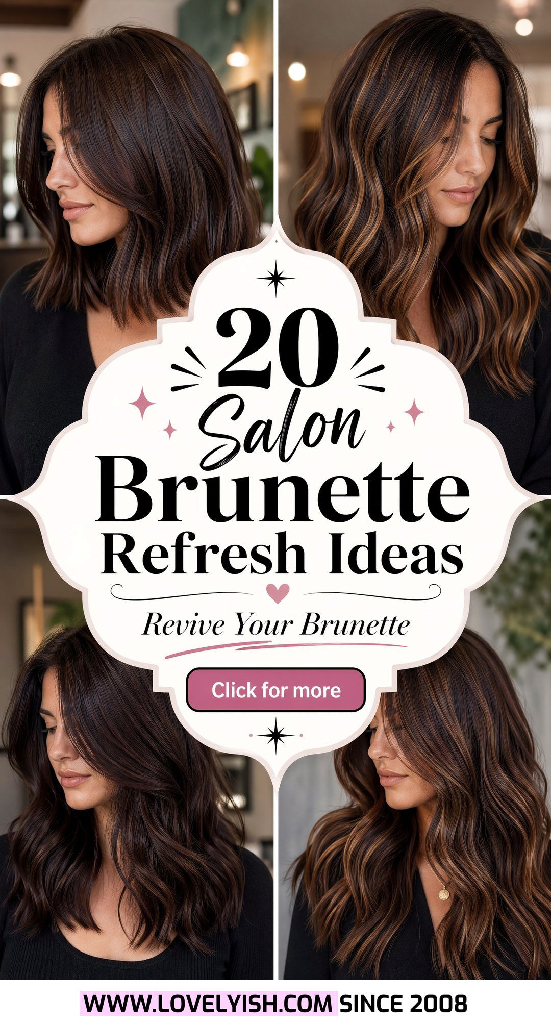 20 Stunning Salon Brunette Refresh Ideas for Rich Color - 20 Stunning Salon Brunette Refresh Ideas for Rich Color