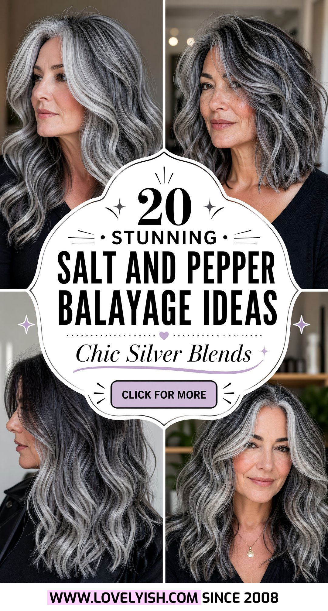 20 Stunning Salt and Pepper Balayage Ideas for a Chic Look - 20 Stunning Salt and Pepper Balayage Ideas for a Chic Look