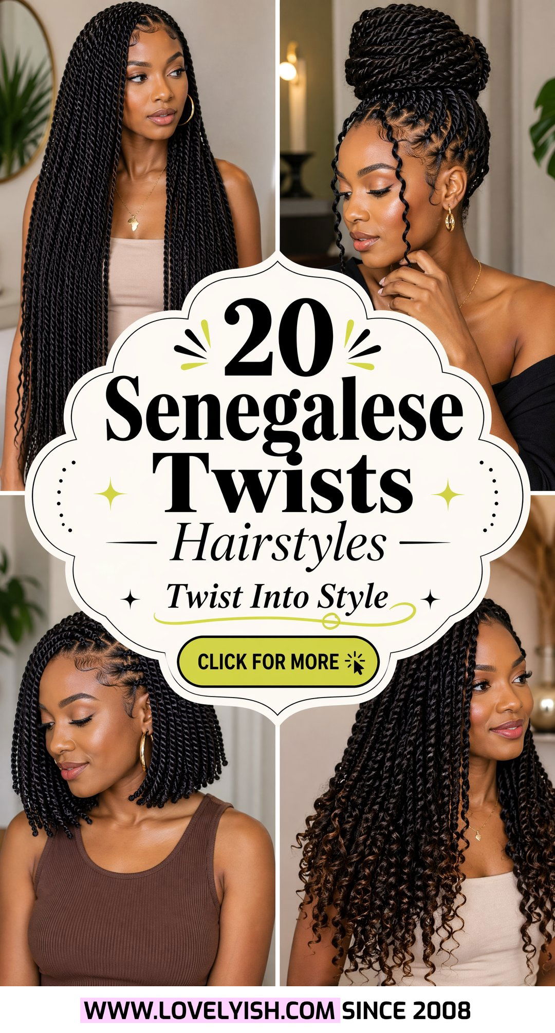 20 Stunning Senegalese Twists Hairstyles to Try This Year - 20 Stunning Senegalese Twists Hairstyles to Try This Year