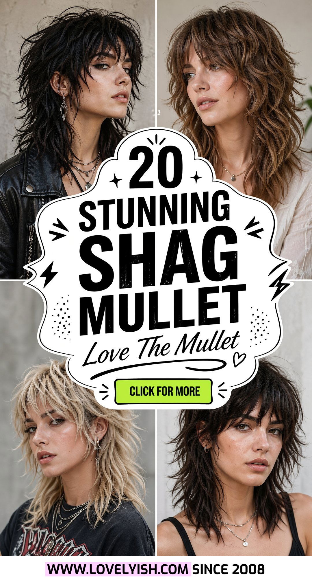 20 Stunning Shag Mullet Haircut Women Will Love in 2024 - 20 Stunning Shag Mullet Haircut Women Will Love in 2024
