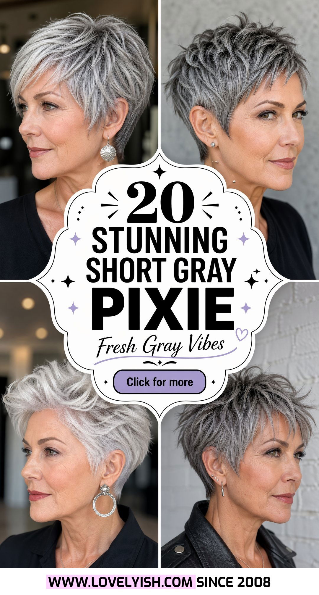 20 Stunning Short Gray Pixie With Layers for a Fresh Look - 20 Stunning Short Gray Pixie With Layers for a Fresh Look