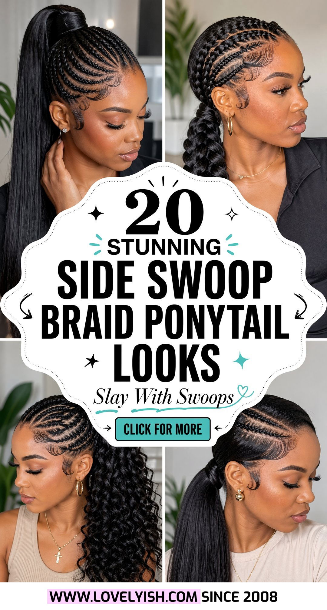 20 Stunning Side Swoop Braid Ponytail Looks You Need Now - 20 Stunning Side Swoop Braid Ponytail Looks You Need Now