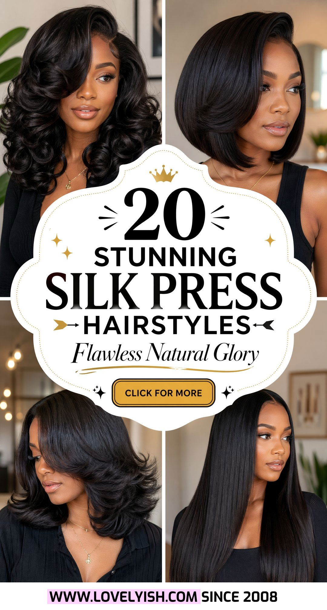 20 Stunning Silk Press Hairstyles for Flawless Natural Hair - 20 Stunning Silk Press Hairstyles for Flawless Natural Hair