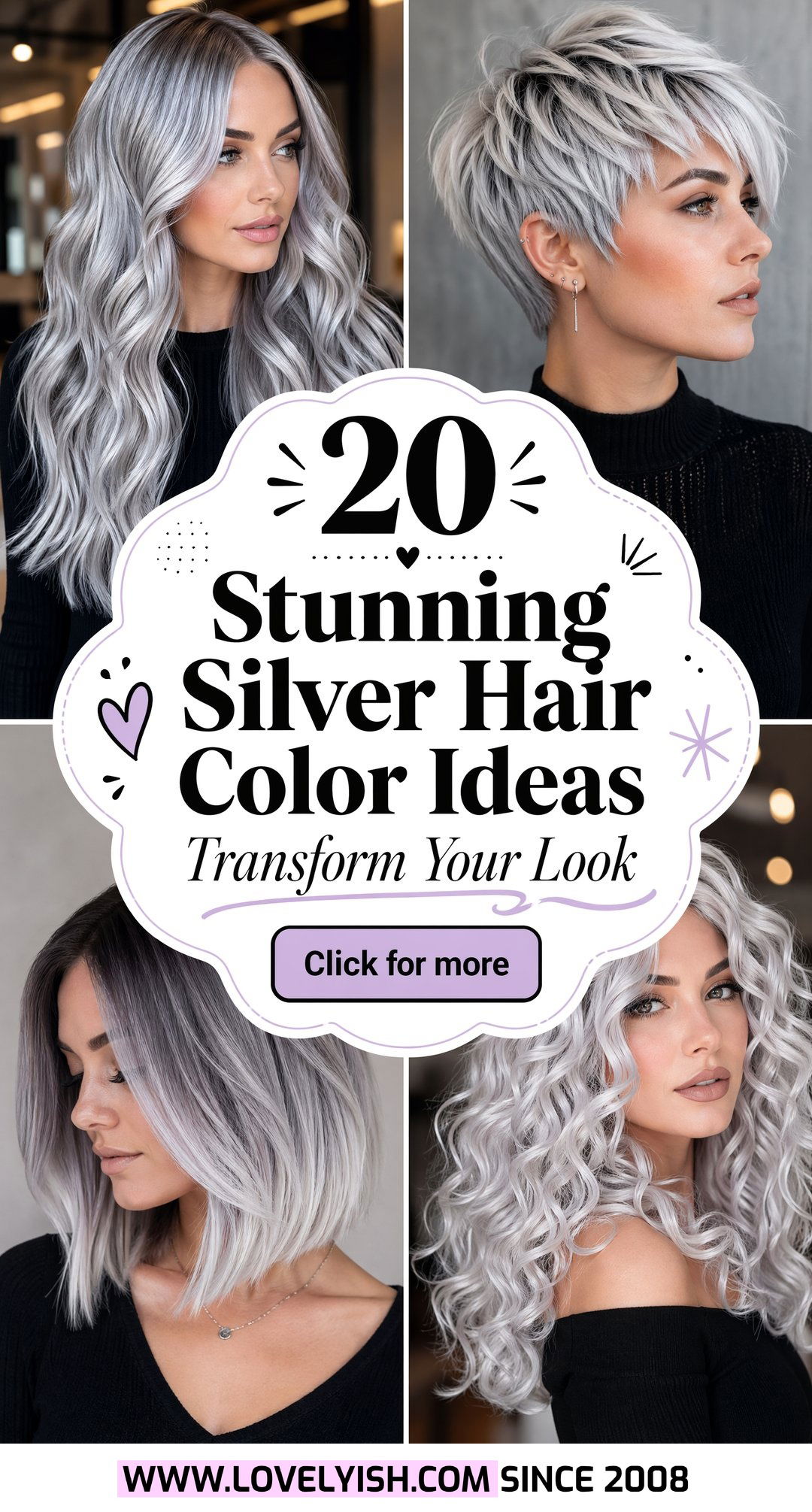 20 Stunning Silver Hair Color Ideas for a Bold Transformation - 20 Stunning Silver Hair Color Ideas for a Bold Transformation