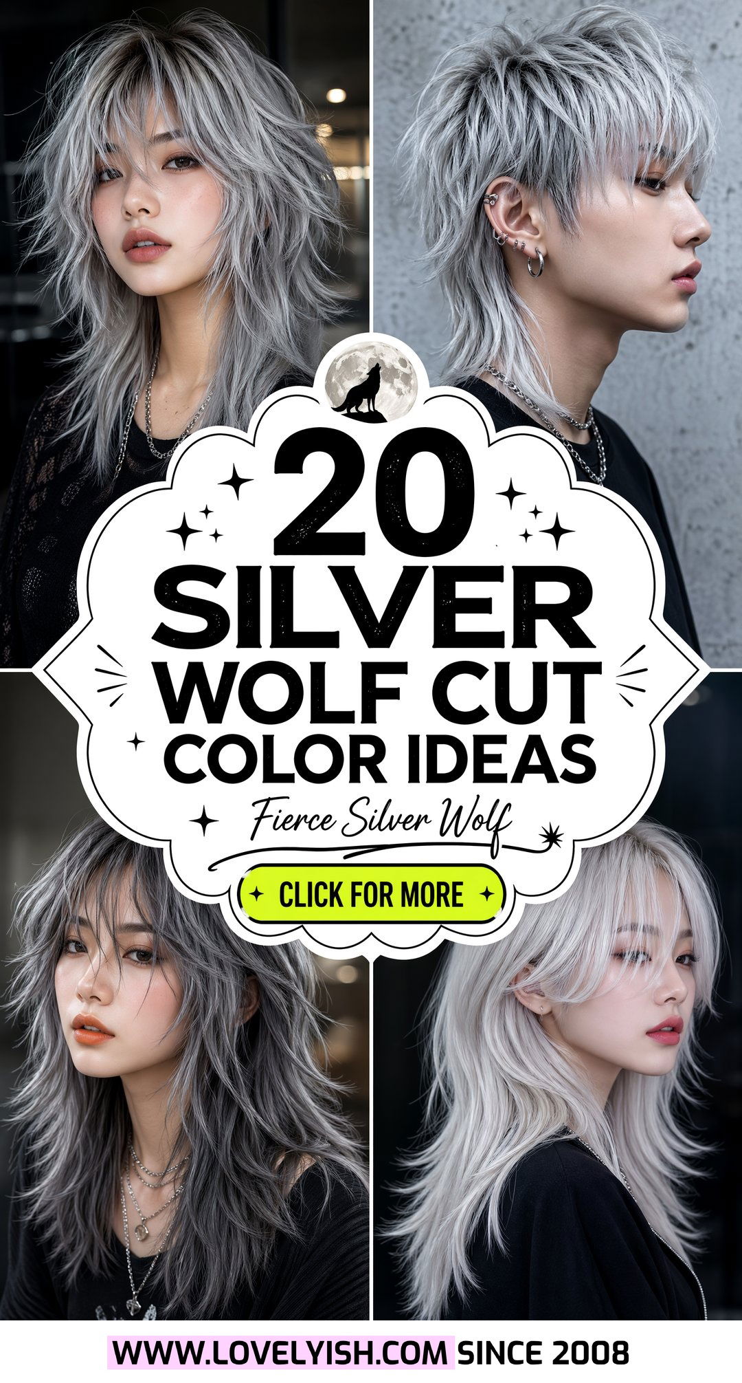 20 Stunning Silver Wolf Cut Color Ideas for Your Next Look - 20 Stunning Silver Wolf Cut Color Ideas for Your Next Look