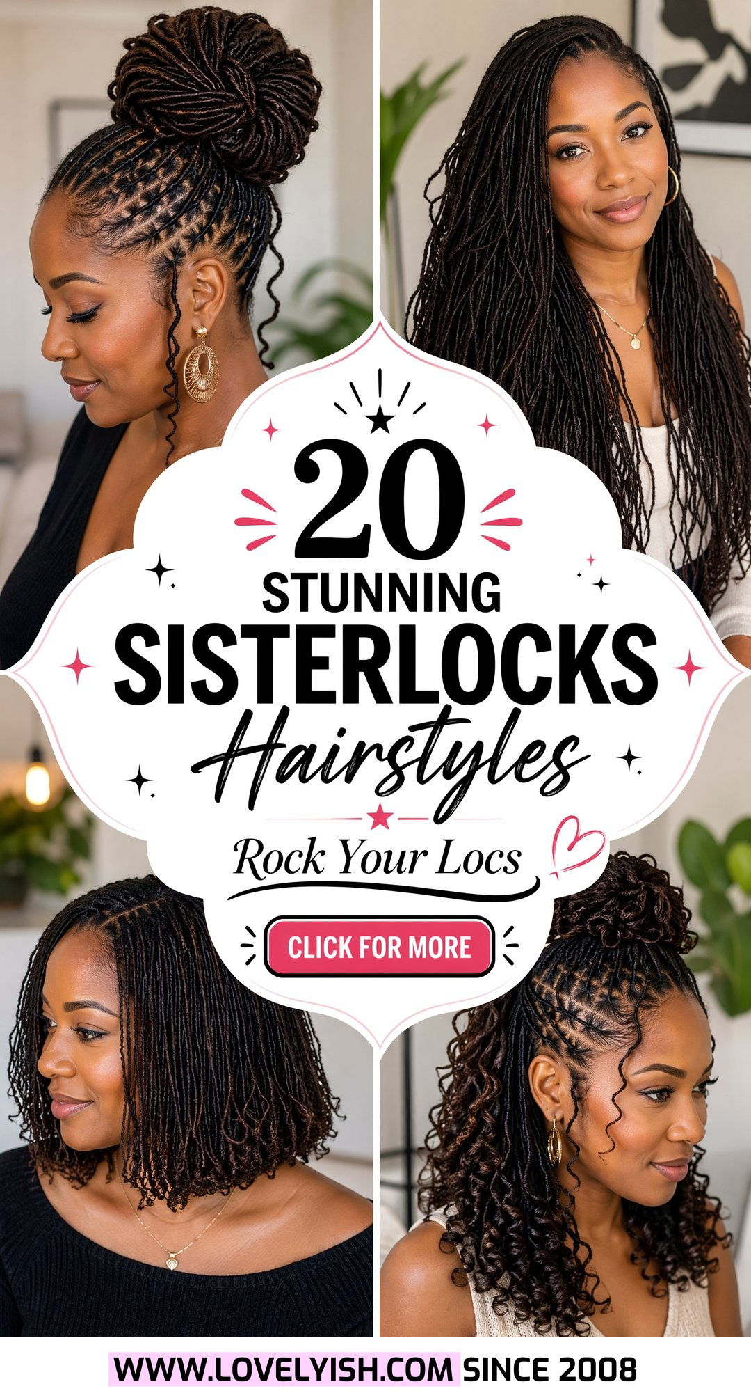 20 Stunning Sisterlocks Hairstyle Ideas to Try Right Now - 20 Stunning Sisterlocks Hairstyle Ideas to Try Right Now