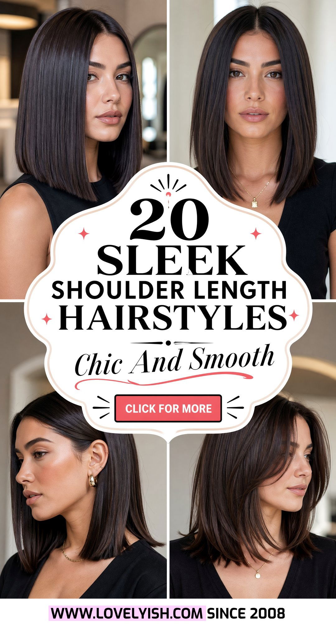 20 Stunning Sleek Hairstyle for Shoulder Length Hair Ideas - 20 Stunning Sleek Hairstyle for Shoulder Length Hair Ideas