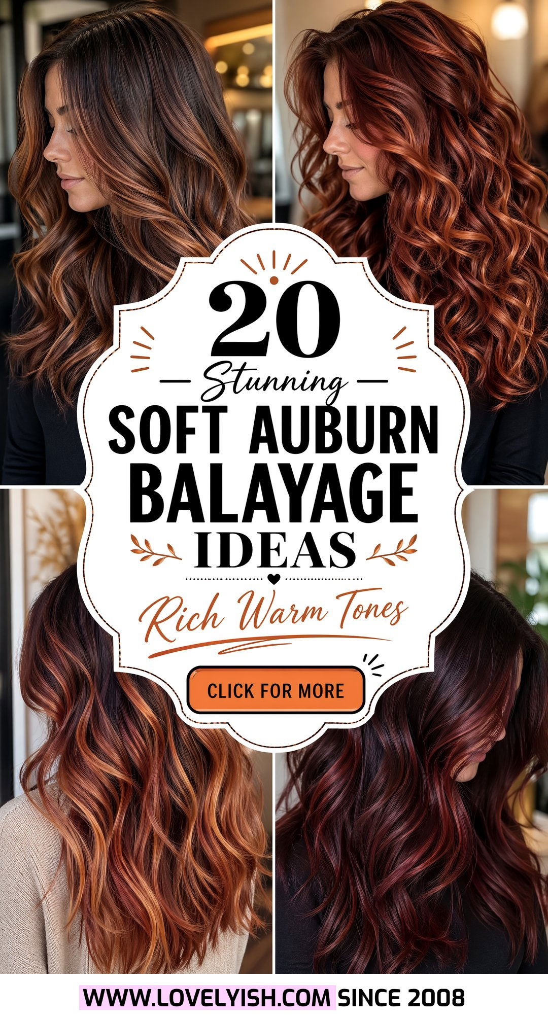 20 Stunning Soft Auburn Balayage Ideas for Rich Warmth - 20 Stunning Soft Auburn Balayage Ideas for Rich Warmth
