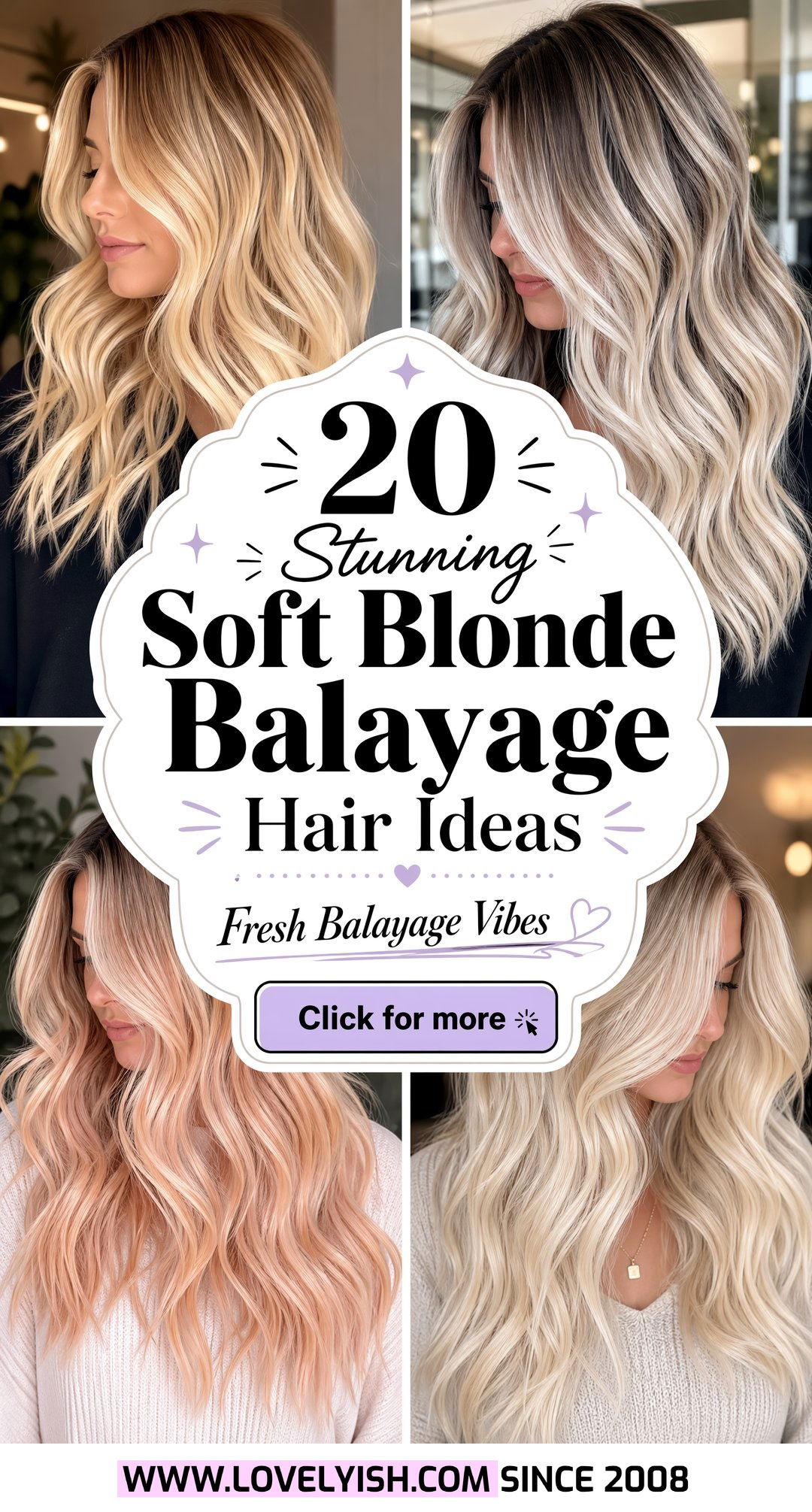 20 Stunning Soft Blonde Balayage Hair Ideas for a Fresh Look - 20 Stunning Soft Blonde Balayage Hair Ideas for a Fresh Look