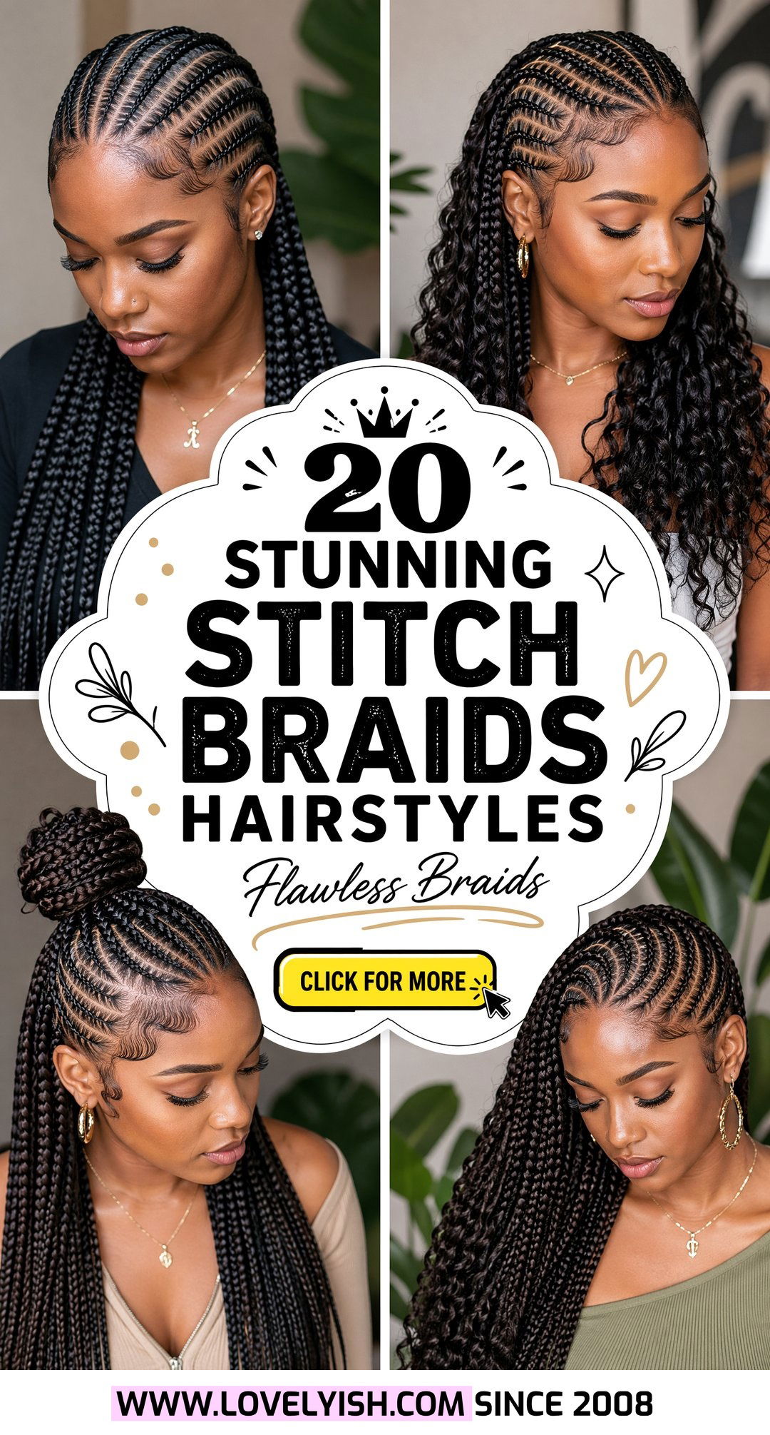 20 Stunning Stitch Braids Hairstyles For A Flawless Look - 20 Stunning Stitch Braids Hairstyles For A Flawless Look