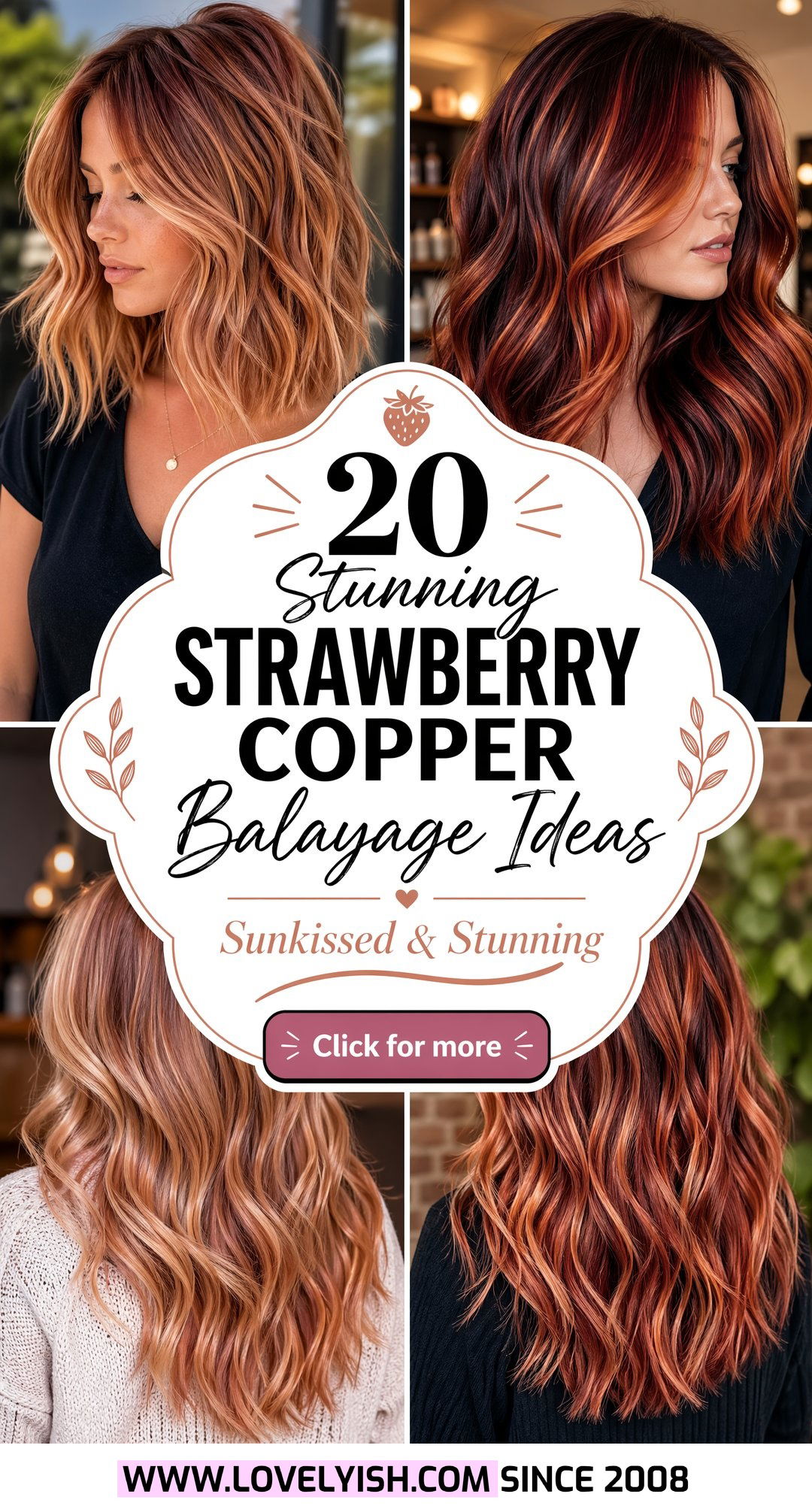 20 Stunning Strawberry Copper Balayage Ideas for Your Hair - 20 Stunning Strawberry Copper Balayage Ideas for Your Hair