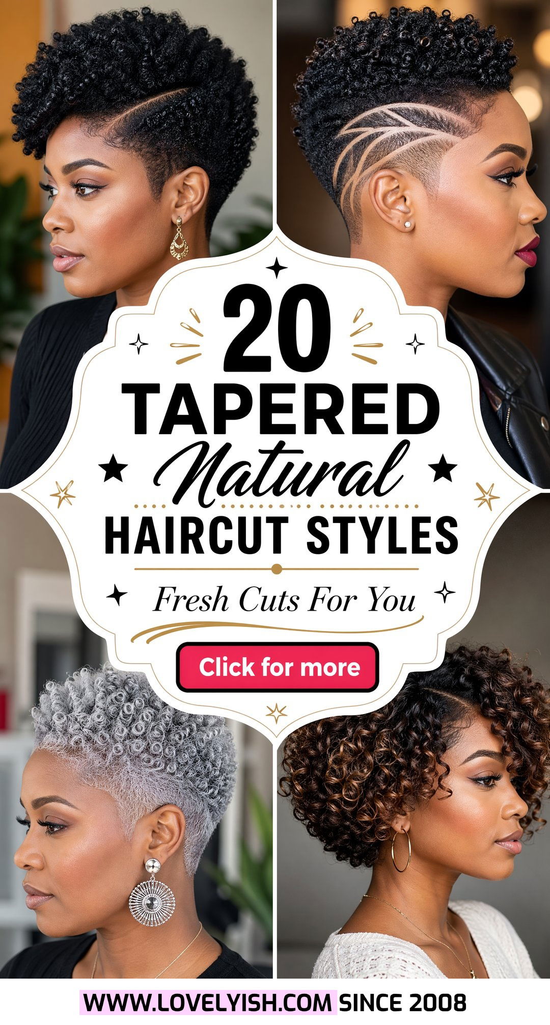 20 Stunning Tapered Natural Haircut Styles For Women To Try - 20 Stunning Tapered Natural Haircut Styles For Women To Try