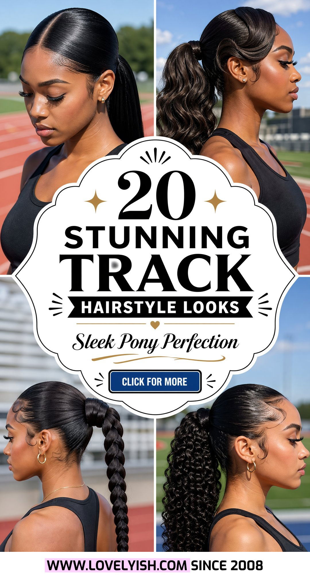 20 Stunning Track Hairstyle With Slick Ponytail Looks For Women - 20 Stunning Track Hairstyle With Slick Ponytail Looks For Women
