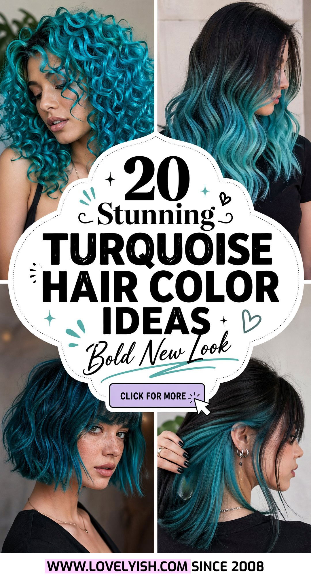 20 Stunning Turquoise Hair Color Ideas for a Bold New Look - 20 Stunning Turquoise Hair Color Ideas for a Bold New Look