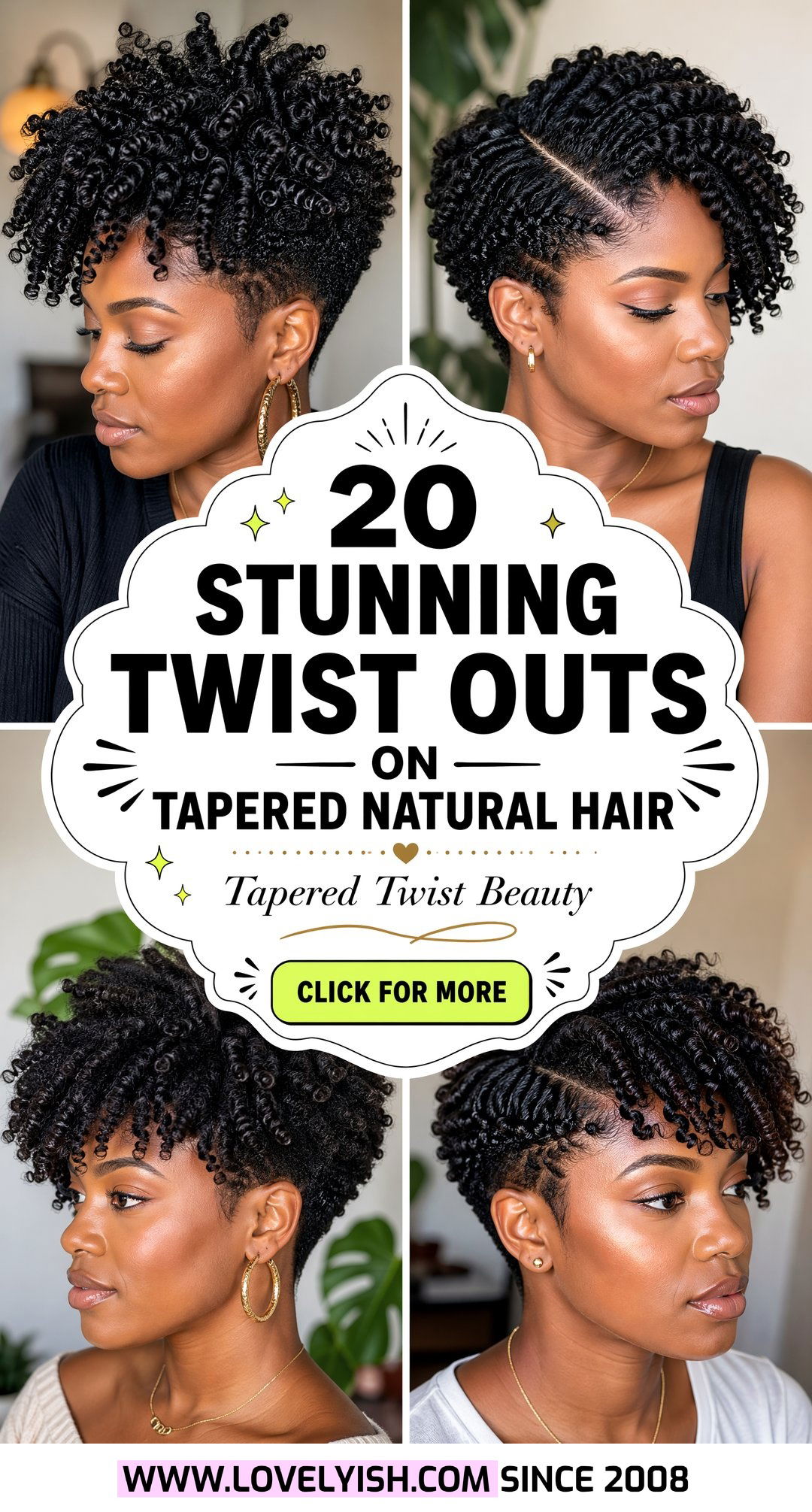 20 Stunning Twist Out on Tapered Natural Hair Styles to Try - 20 Stunning Twist Out on Tapered Natural Hair Styles to Try