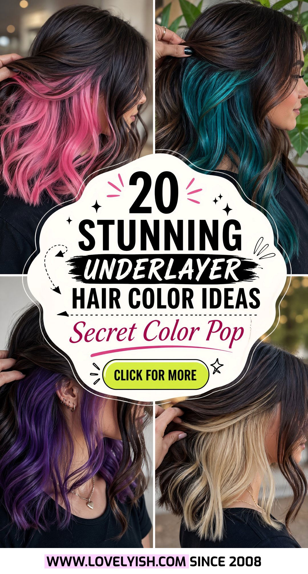 20 Stunning Underlayer Hair Color Ideas for a Hidden Twist - 20 Stunning Underlayer Hair Color Ideas for a Hidden Twist