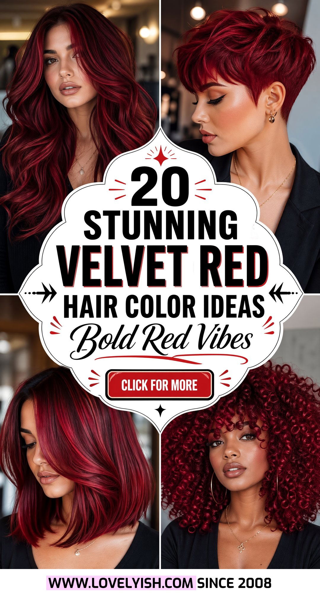 20 Stunning Velvet Red Hair Color Ideas for a Bold Look - 20 Stunning Velvet Red Hair Color Ideas for a Bold Look