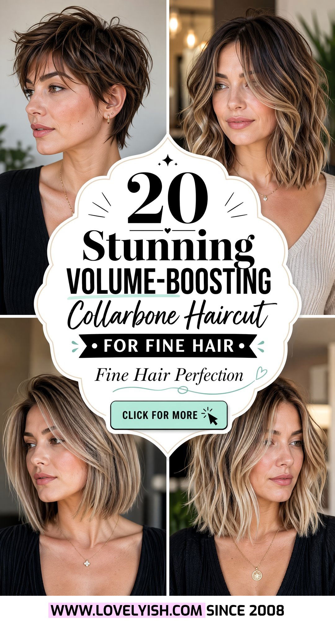 20 Stunning Volume-Boosting Collarbone Haircut for Fine Hair - 20 Stunning Volume-Boosting Collarbone Haircut for Fine Hair