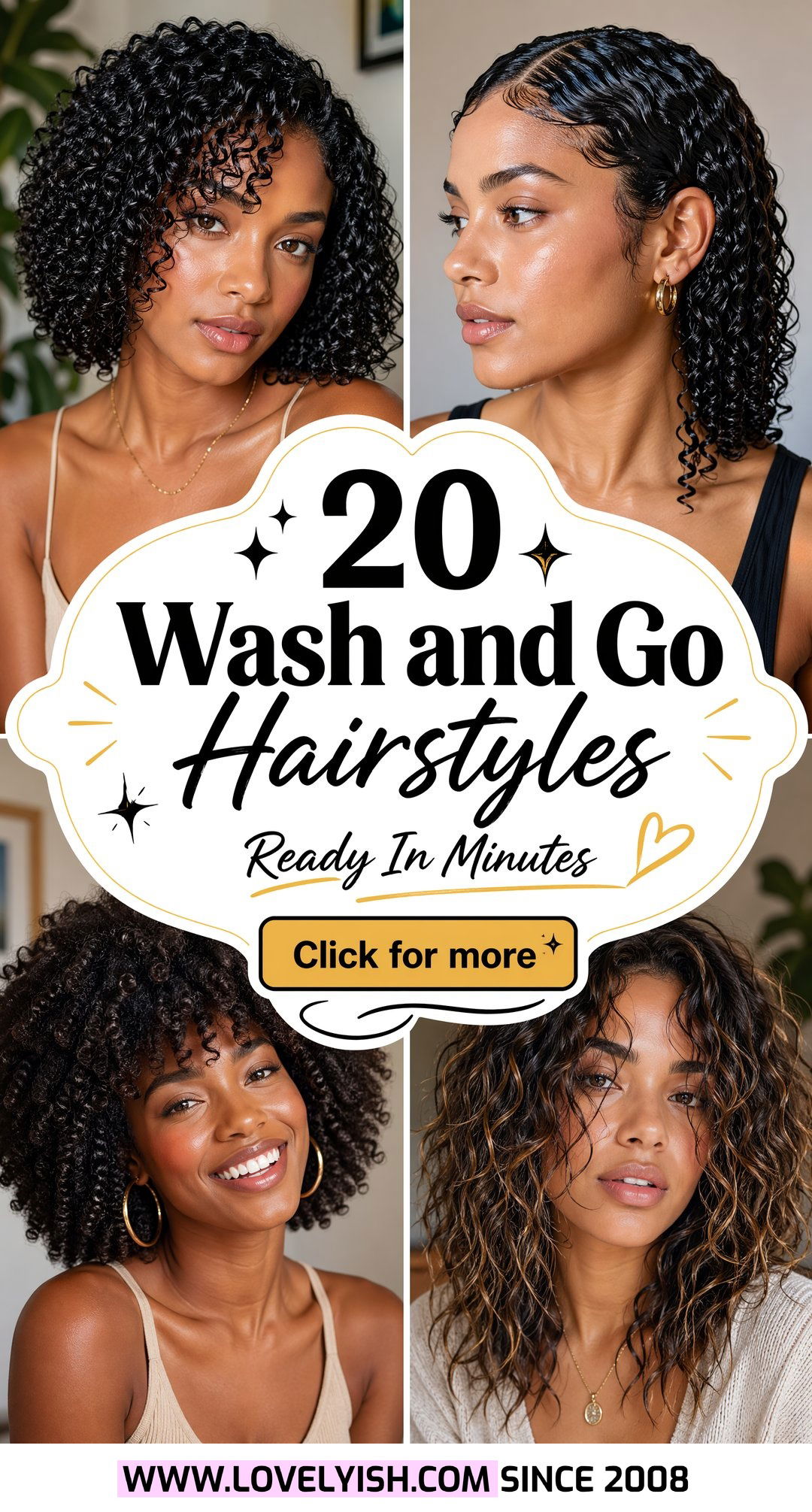 20 Stunning Wash and Go Hairstyles for Effortless Style - 20 Stunning Wash and Go Hairstyles for Effortless Style