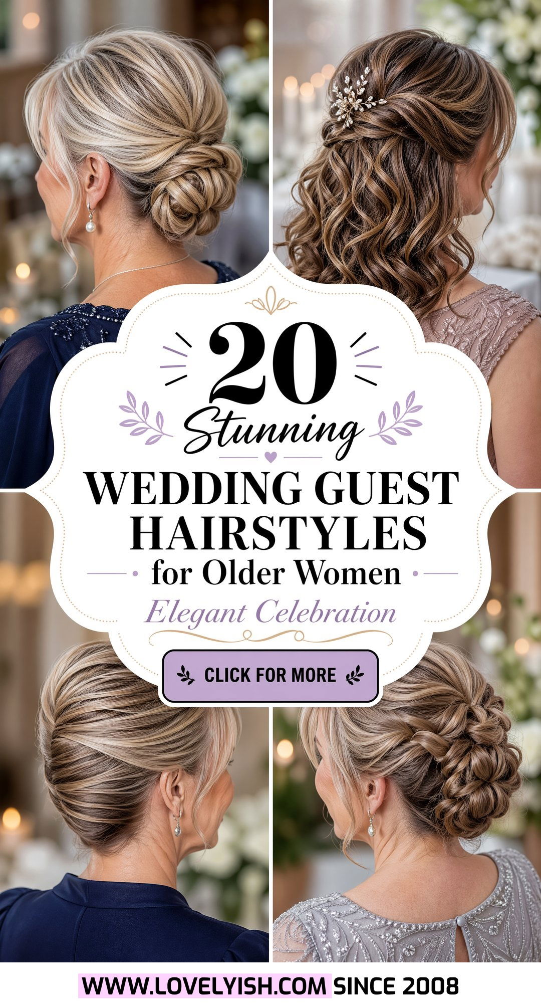 20 Stunning Wedding Guest Hairstyles for Older Women to Try - 20 Stunning Wedding Guest Hairstyles for Older Women to Try