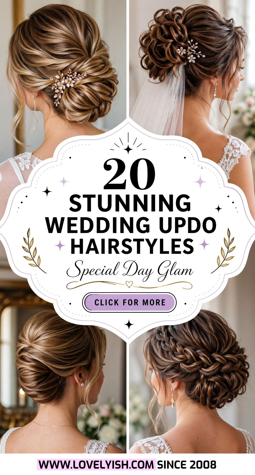 20 Stunning Wedding Updo Hairstyles for Your Special Day - 20 Stunning Wedding Updo Hairstyles for Your Special Day