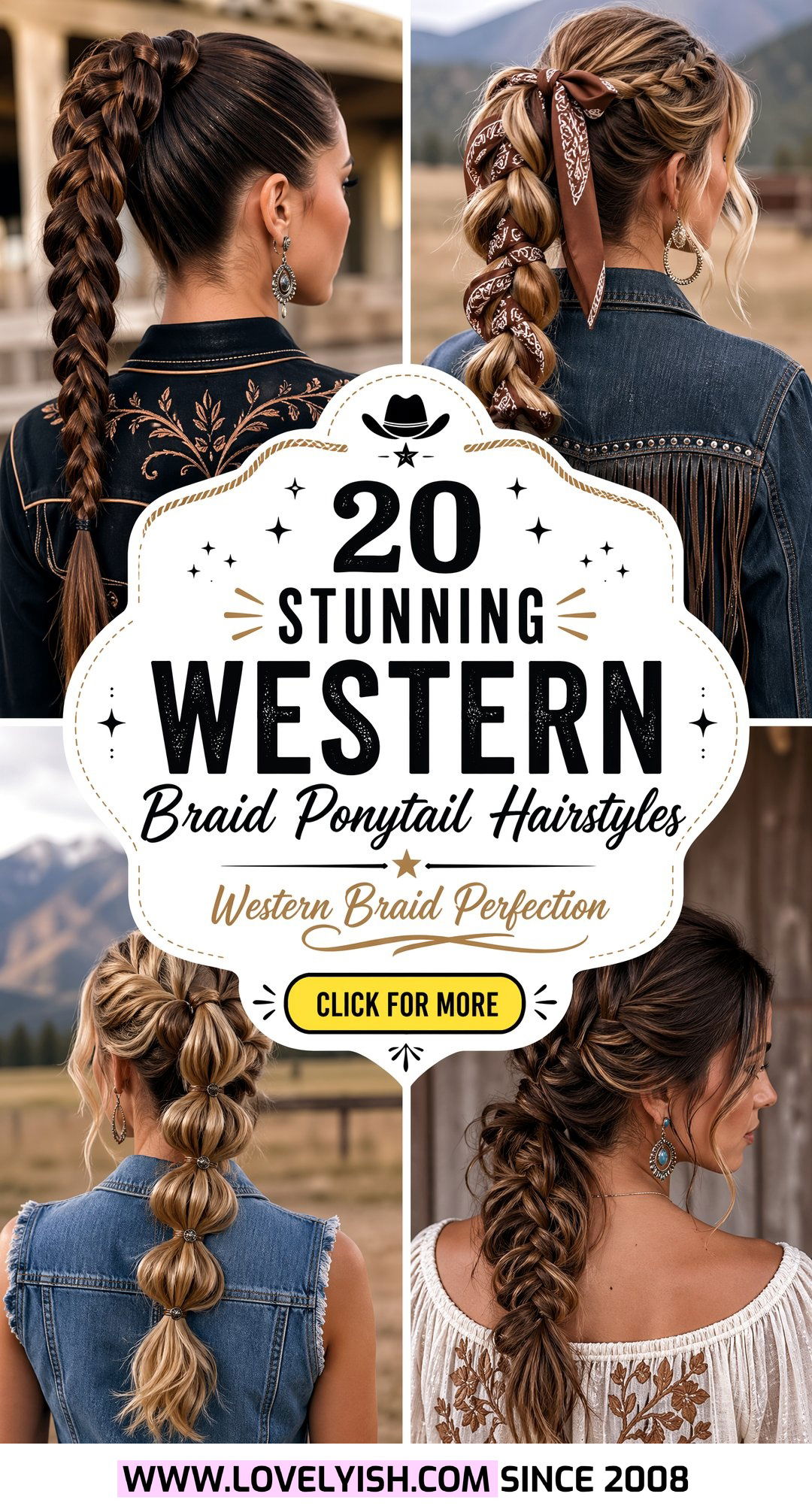 20 Stunning Western Braid Ponytail Hairstyles for Women - 20 Stunning Western Braid Ponytail Hairstyles for Women