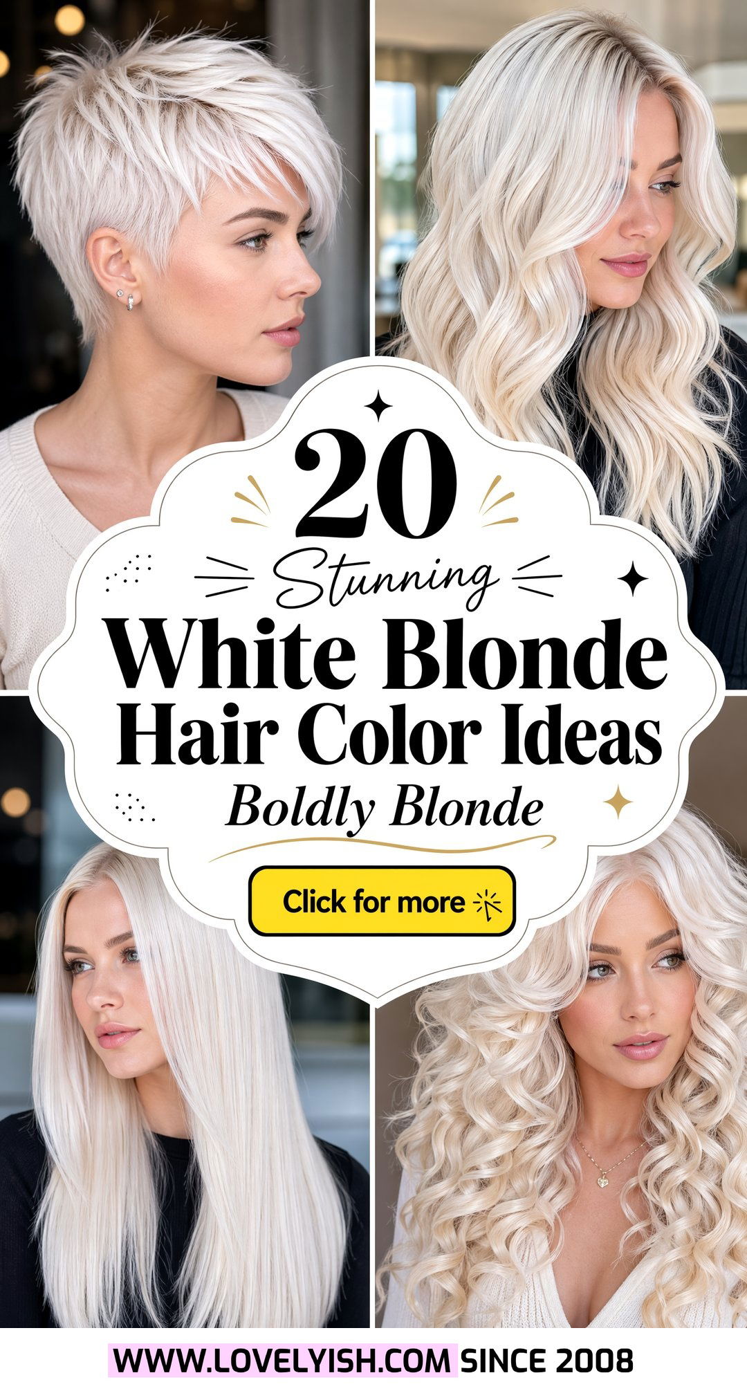 20 Stunning White Blonde Hair Color Ideas for a Bold Look - 20 Stunning White Blonde Hair Color Ideas for a Bold Look