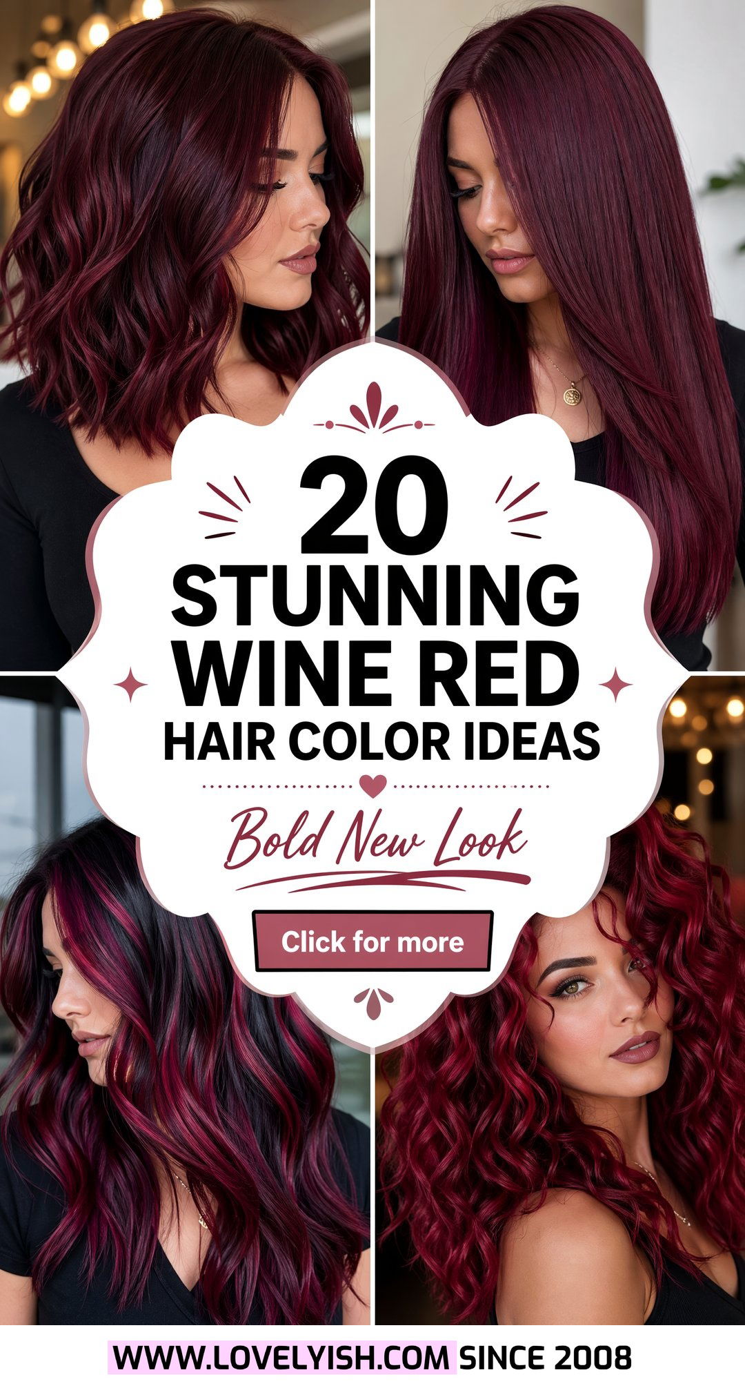 20 Stunning Wine Red Hair Color Ideas for a Bold New Look - 20 Stunning Wine Red Hair Color Ideas for a Bold New Look