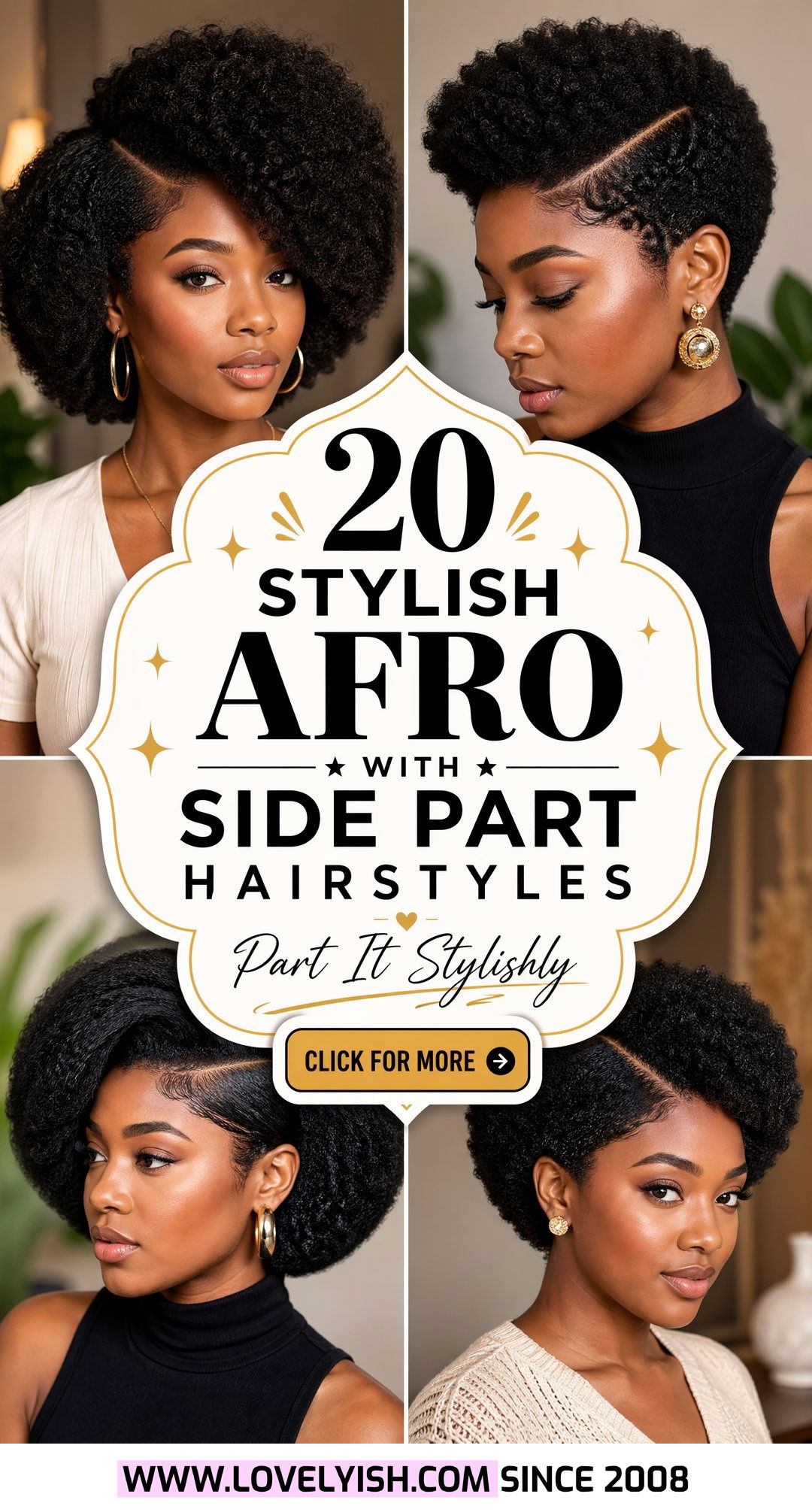 20 Stylish Afro With Side Part Hairstyle Ideas to Try Now - 20 Stylish Afro With Side Part Hairstyle Ideas to Try Now