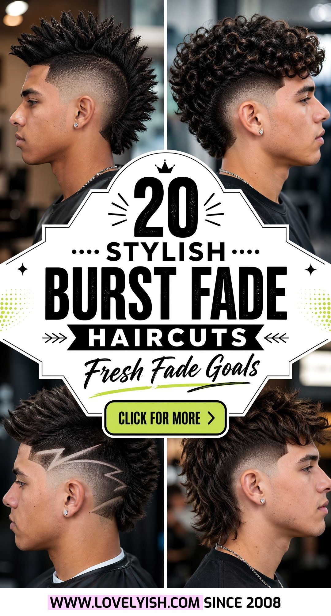 20 Stylish Burst Fade Haircut Ideas for a Fresh New Look - 20 Stylish Burst Fade Haircut Ideas for a Fresh New Look