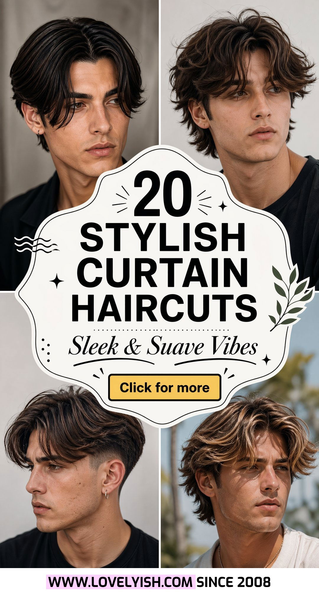 20 Stylish Curtain Haircut Ideas for Men With Straight Hair - 20 Stylish Curtain Haircut Ideas for Men With Straight Hair