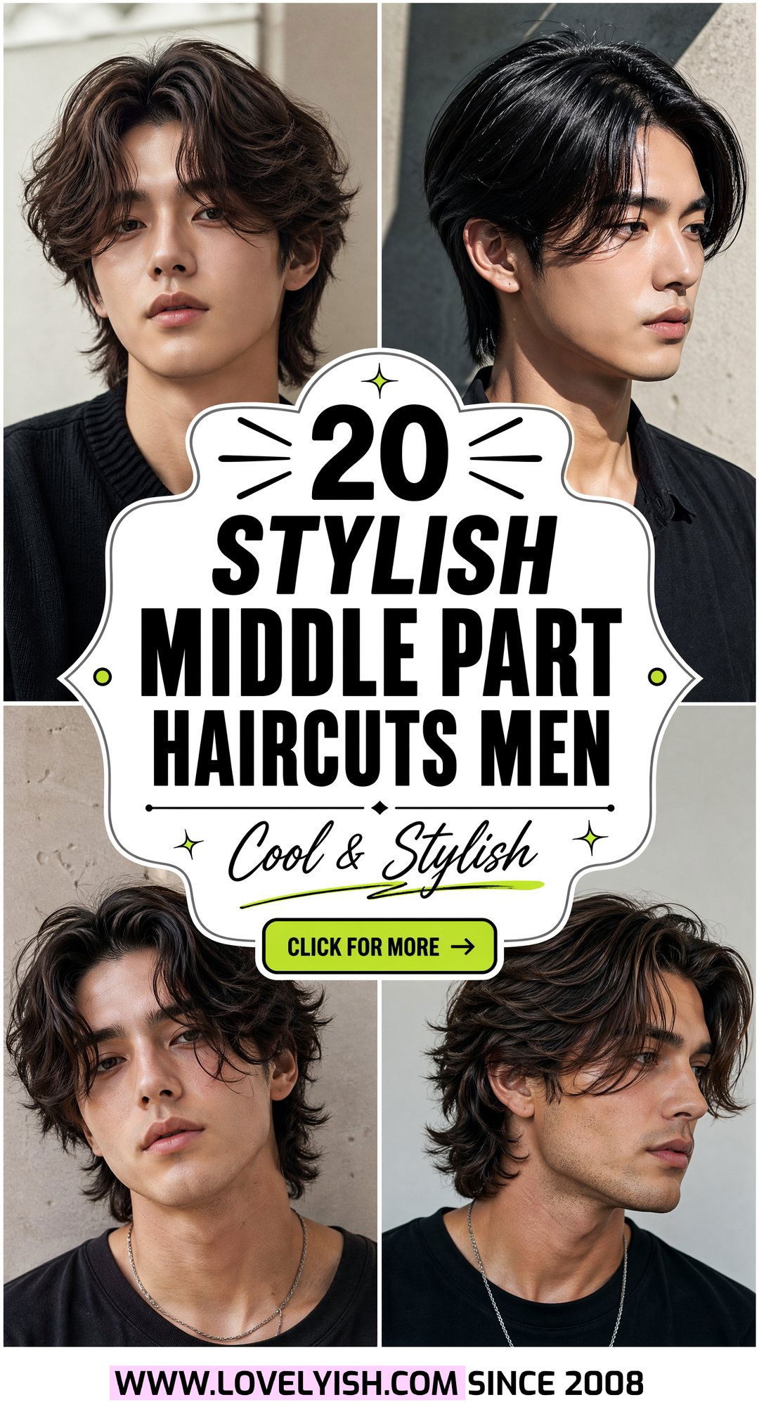 20 Stylish Middle Part Haircut Men Ideas for a Cool Look - 20 Stylish Middle Part Haircut Men Ideas for a Cool Look
