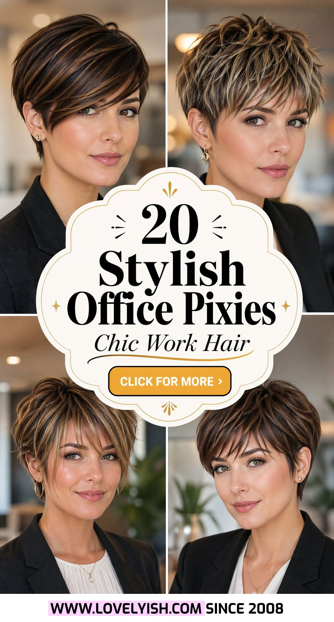 20 Stylish Office Pixie With Long Bangs to Try Right Now - 20 Stylish Office Pixie With Long Bangs to Try Right Now