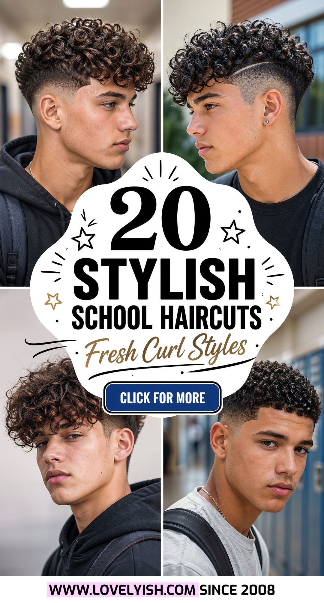 20 Stylish School Haircut Ideas for Teenage Boys with Curls - 20 Stylish School Haircut Ideas for Teenage Boys with Curls